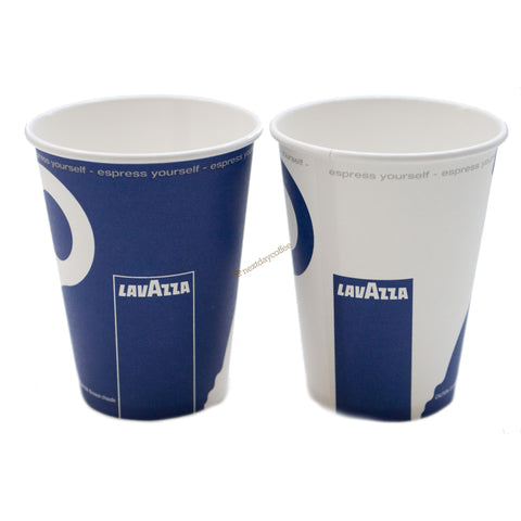 Lavazza Coffee Branded Paper Cups For Bean To Cup Coffee Machines 