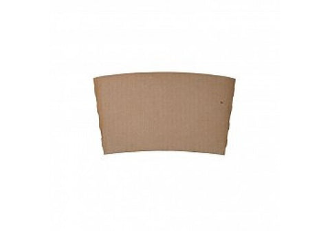 Brown corrugated disposable paper cup sleeves for coffee cups 